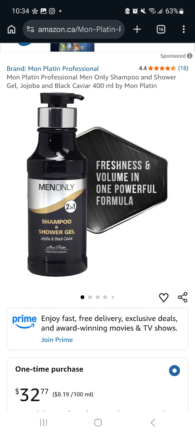 New Mon Platin Men Only Hair Treatment Set