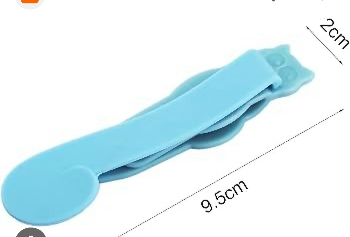 New ligh Blue Cat-Shaped Bookmark - photo 3