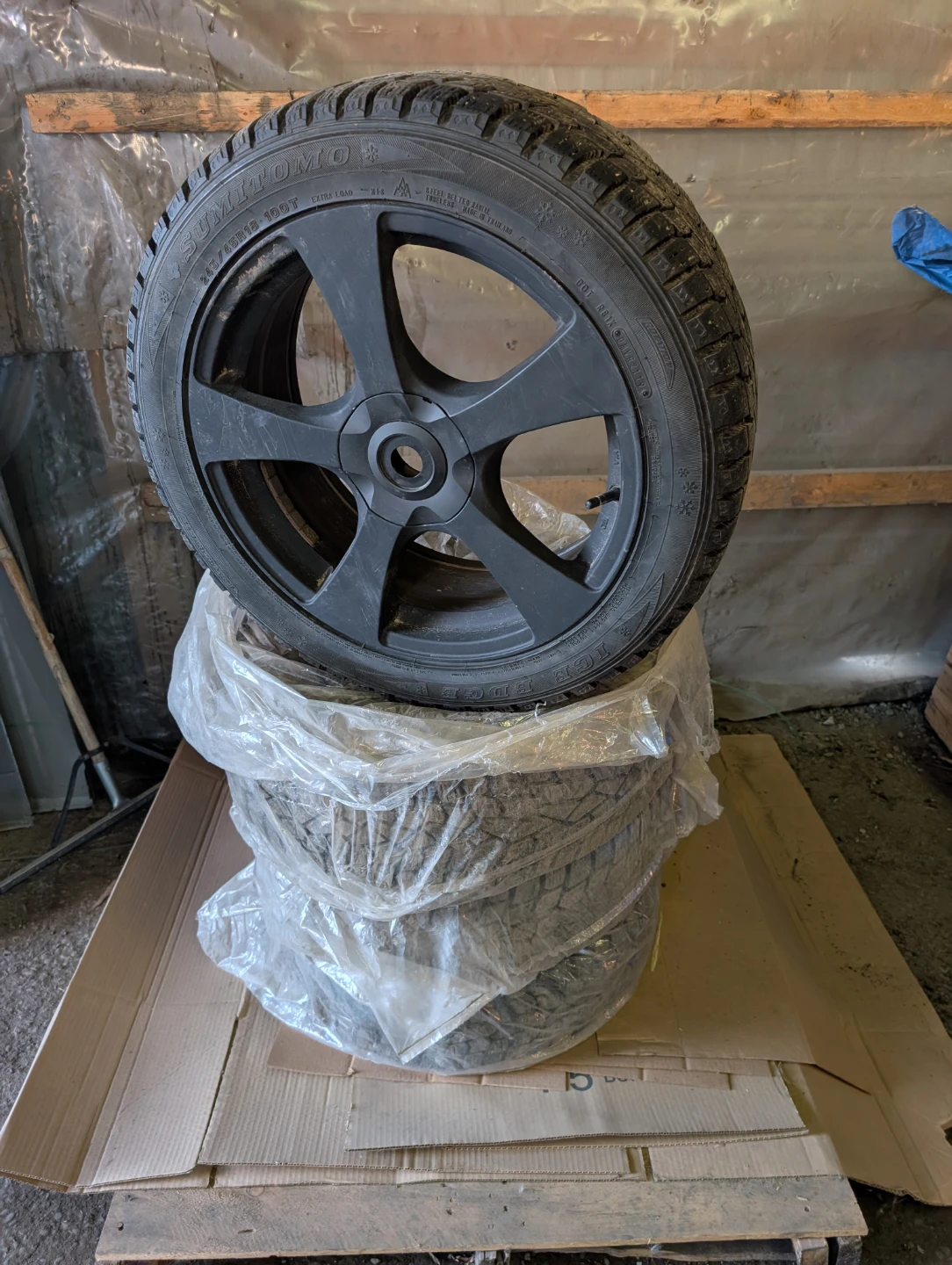 Sumitomo Ice Edge Tires 245/45R18 - photo 4
