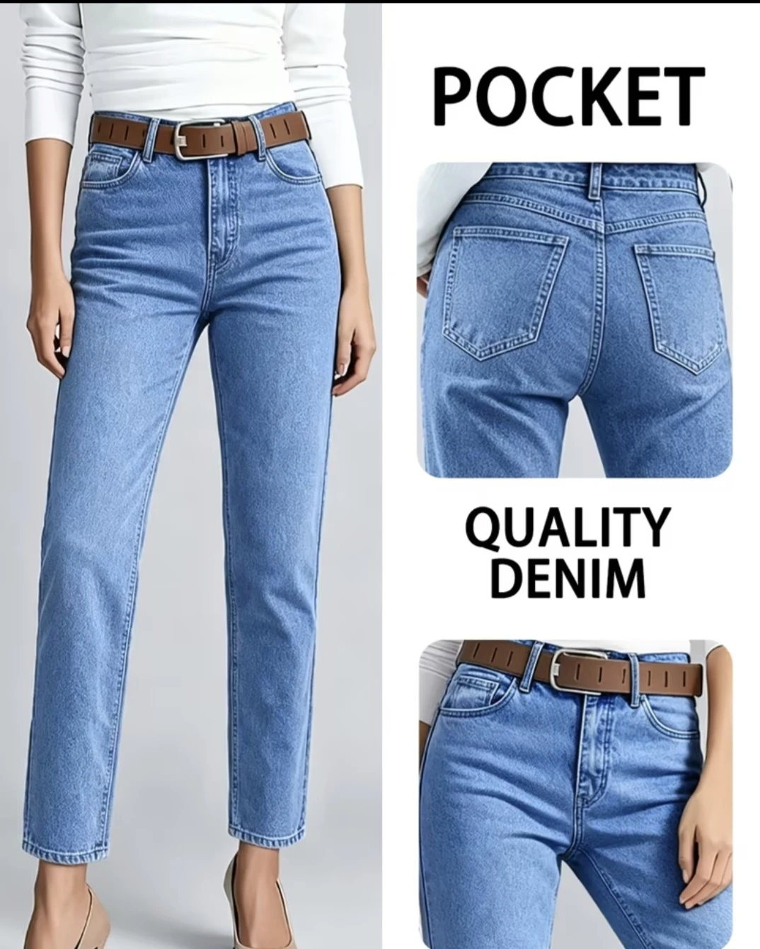 Light Blue Denim Jeans