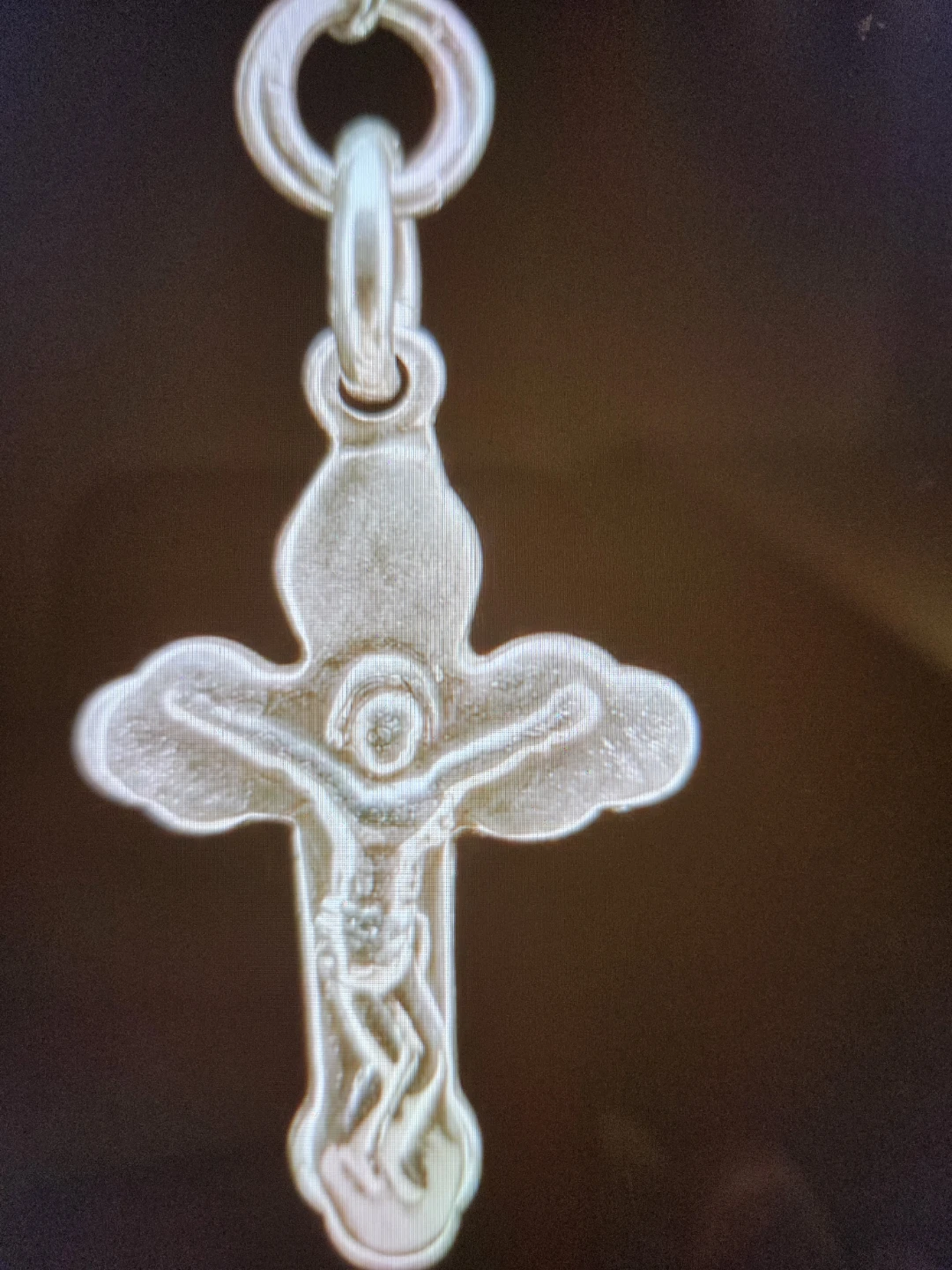 Silver Cross (6.25G 925 stamp) Necklace 20" - photo 2