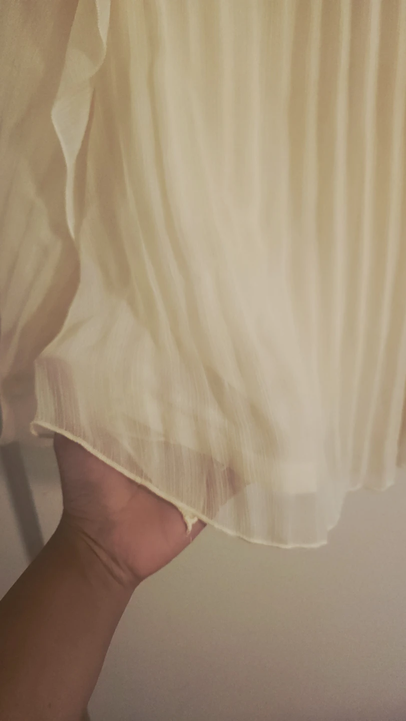 Ultra pink brand - size  L - Cream Pleated Blouse - photo 5