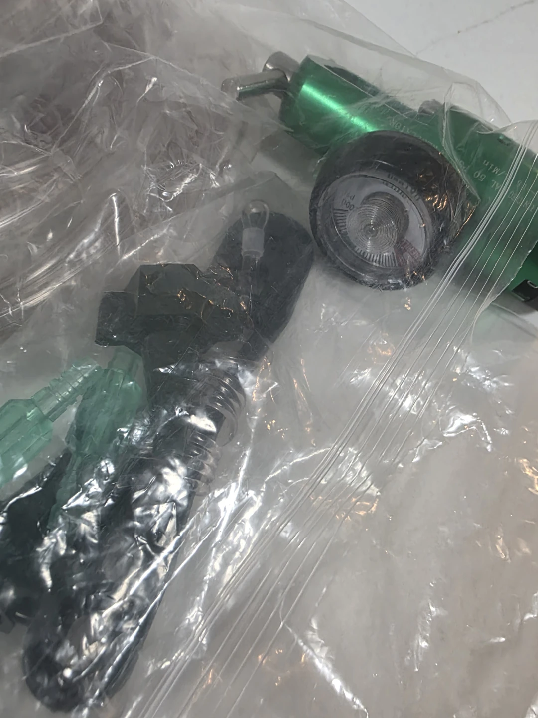 2 oxygen tank tool and adapters air  tubes - photo 3