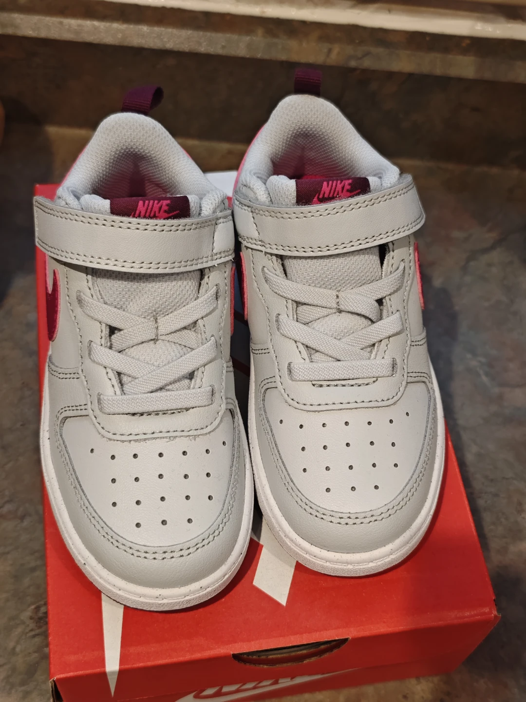 NEW Toddler Girls Nike Court Borough Low 2 TDV Shoes Size 9c - photo 2