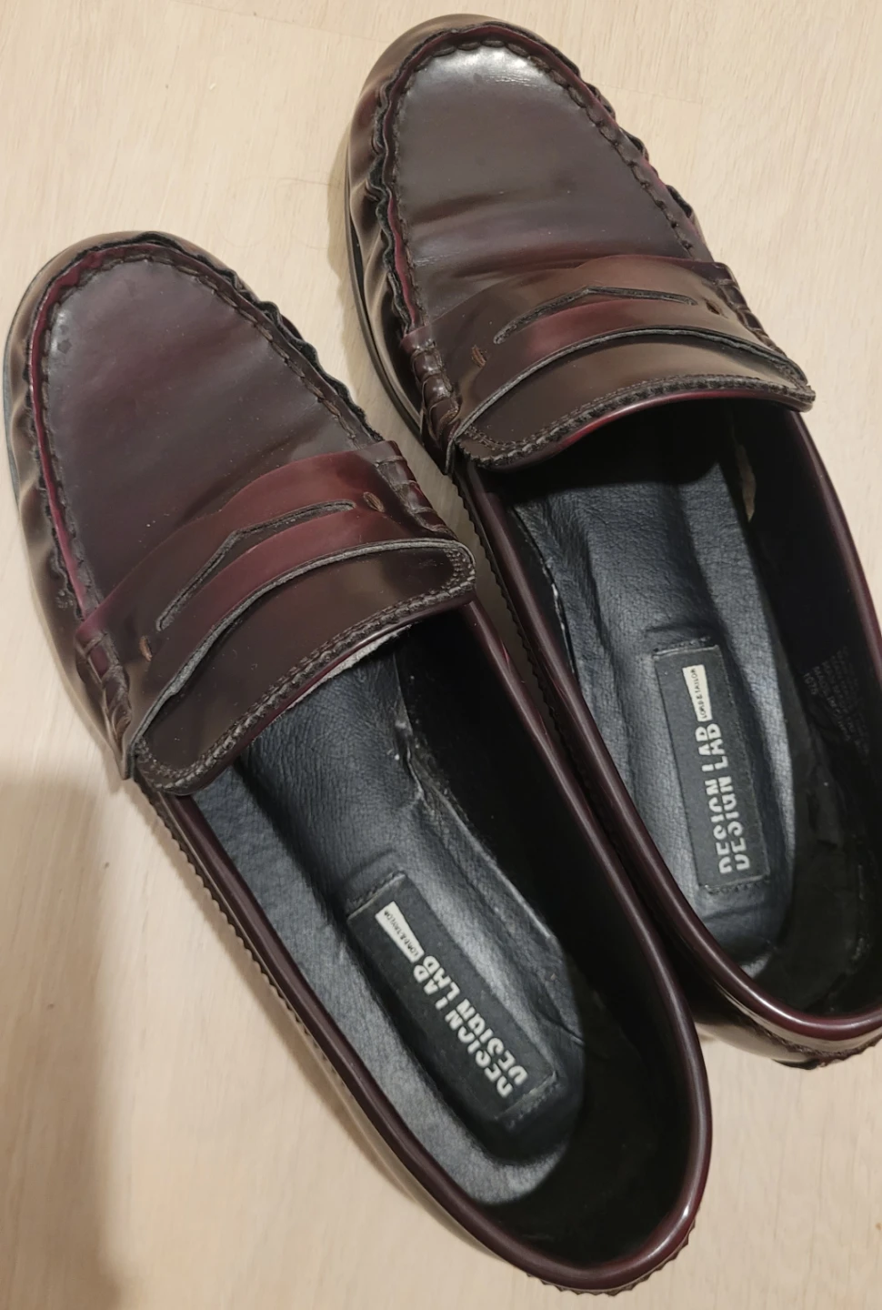 Lord & Taylor Design Lab Burgundy Loafers