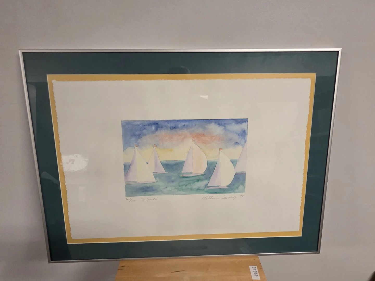 Katherine Suridge Framed Print - 5 Sails
