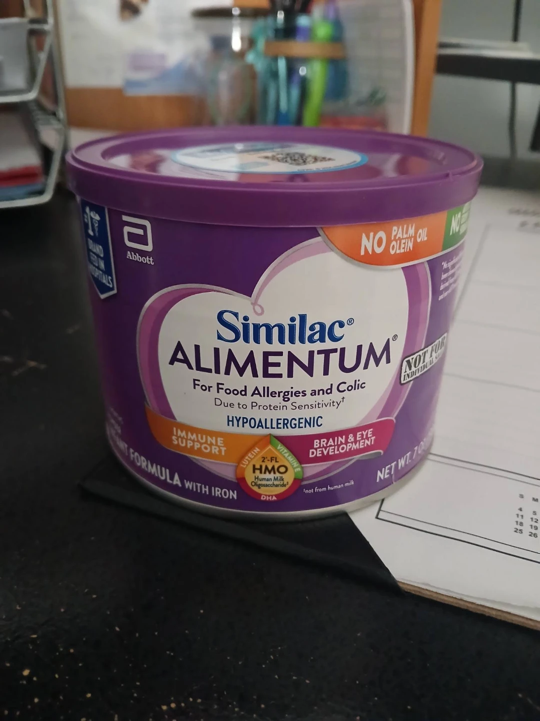Assorted Infant Formula Containers