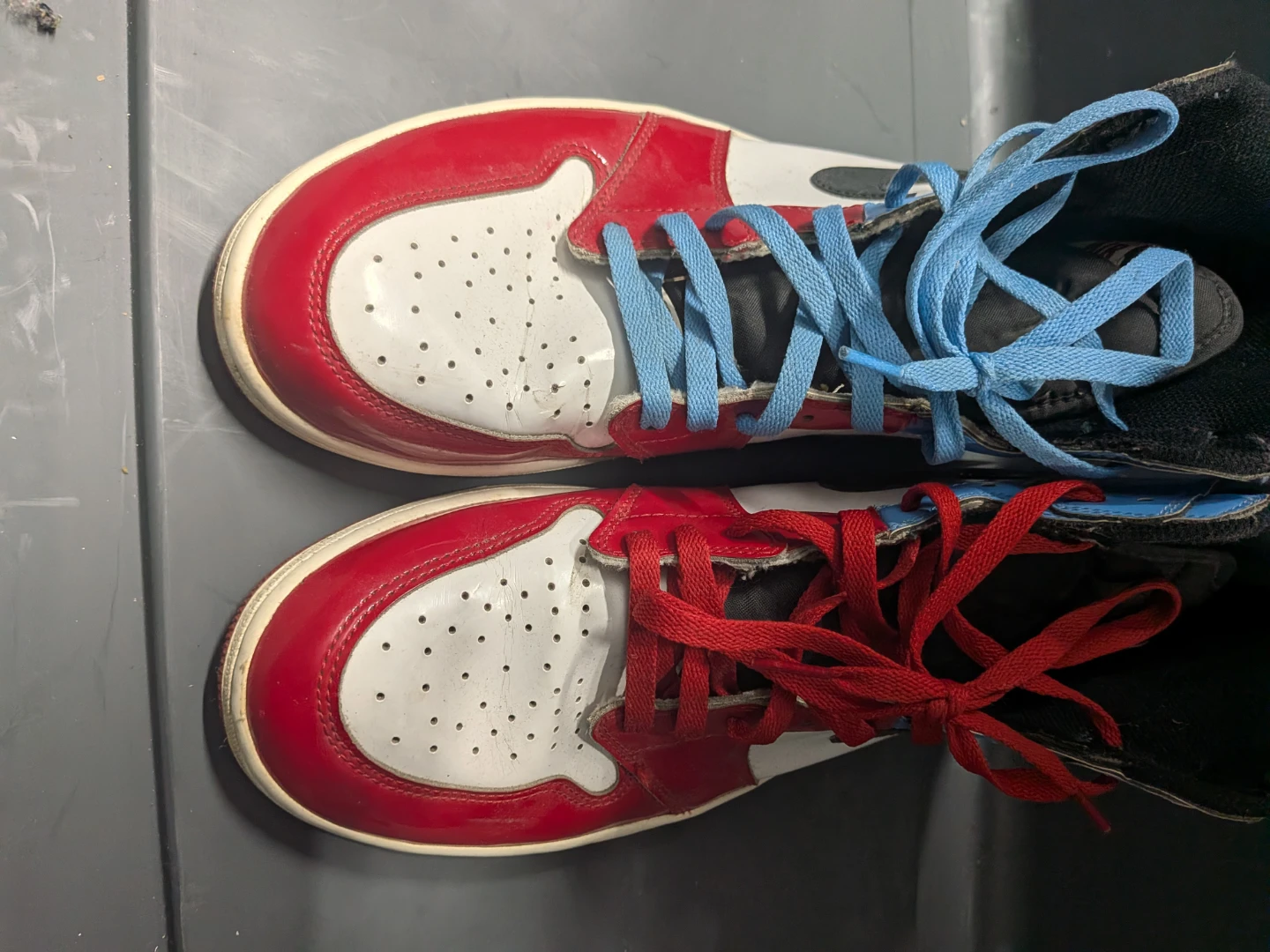 Nike Air Jordan 1 Retro High OG "Fearless" Top Sneakers - photo 2