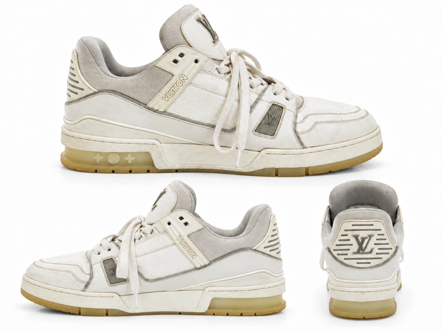 Authenticated Louis Vuitton LV Trainer OG Grey/White | LV 11 - photo 5