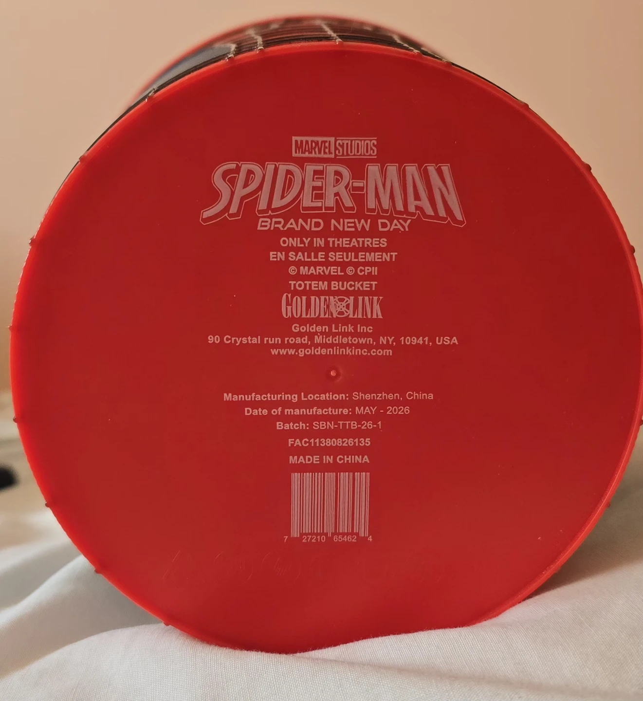 Marvel Spider-Man Brand New Day Popcorn Bucket - photo 3