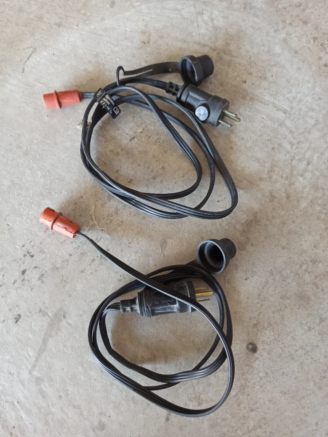 Two Engine Block Heater Cords