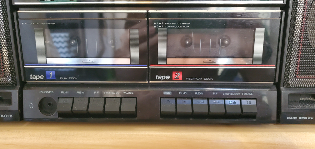 Vintage Hitachi Double Cassette Boombox / Stereo - $100 - photo 3