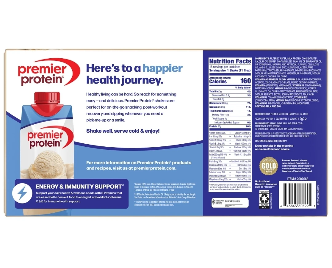 Premier Protein Vanilla Shakes 18-Pack - photo 5