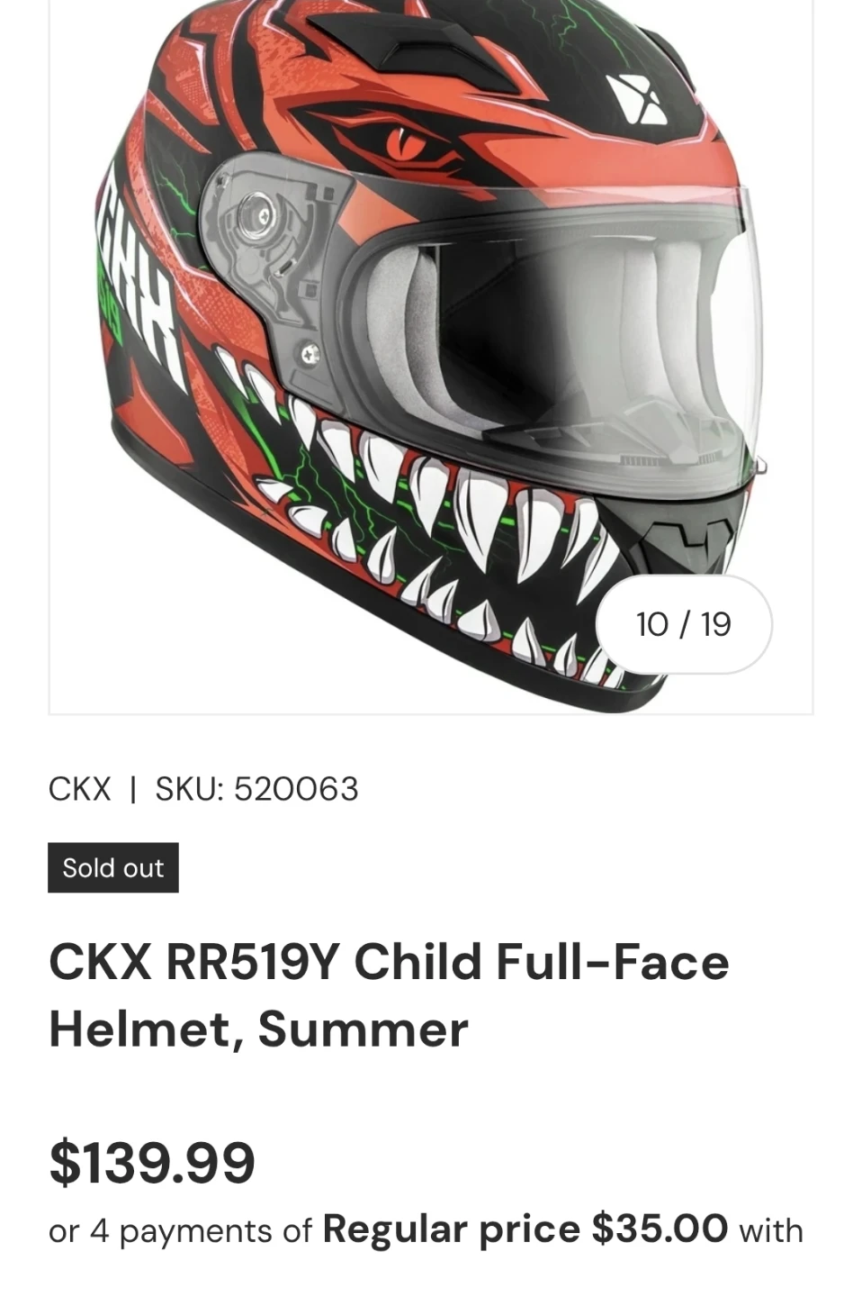 Brand New Child Full-Face Helmet, Motorcycle, Off-Road - photo 2