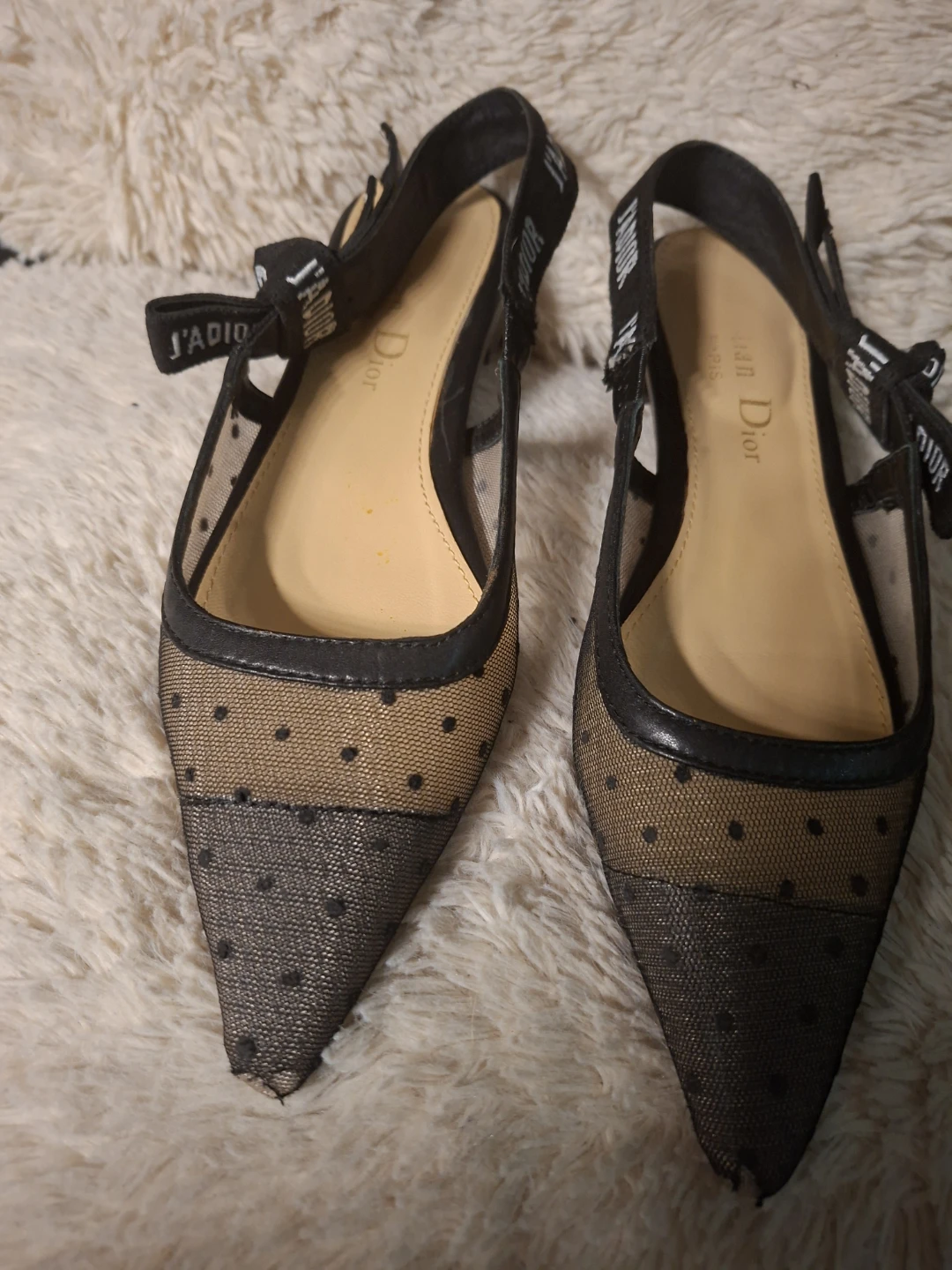 Christian Dior J'Adior Slingback Flats - photo 3