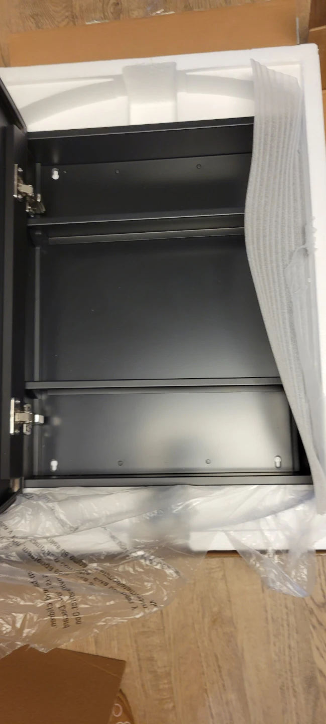 Black Wall-Mounted Medicine Cabinet - photo 4