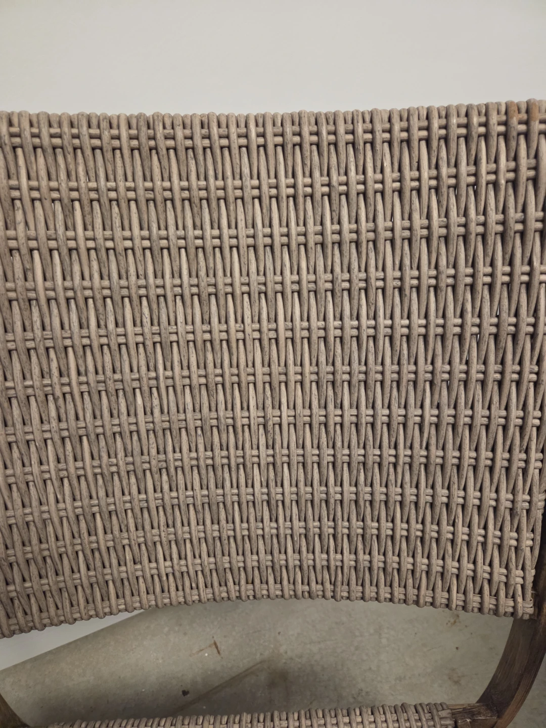 Set of two woven patio armchairs - photo 3