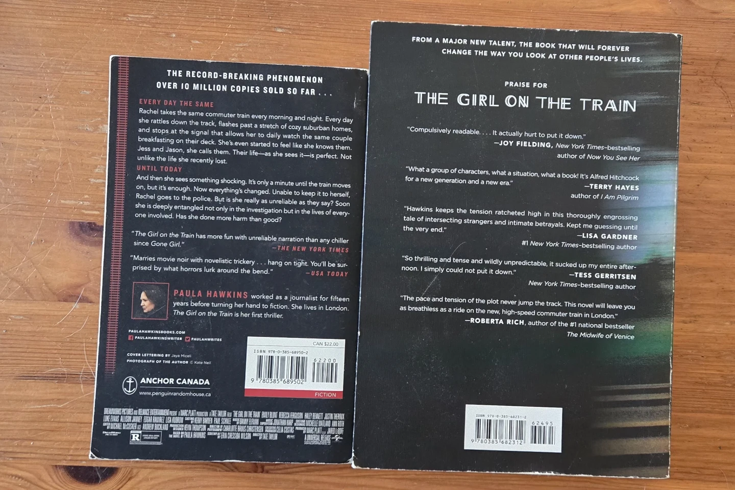 The Girl on the Train by Paula Hawkins (2 Books) - photo 2