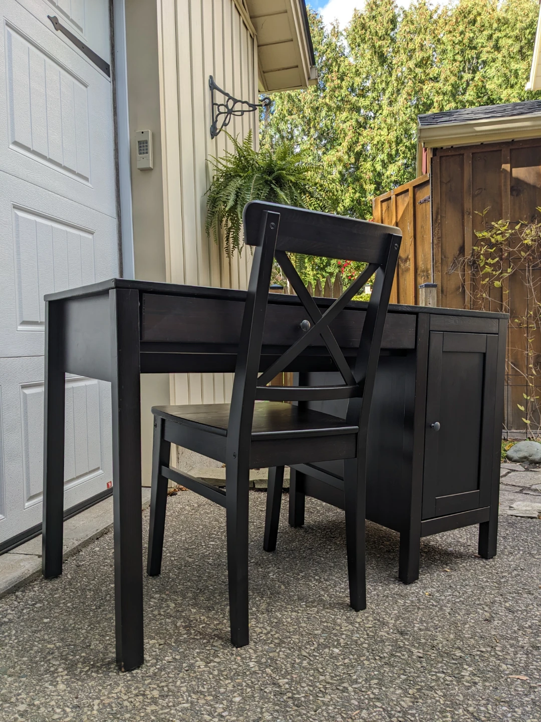 Ikea HEMNES Desk & Chair in Solid Pine