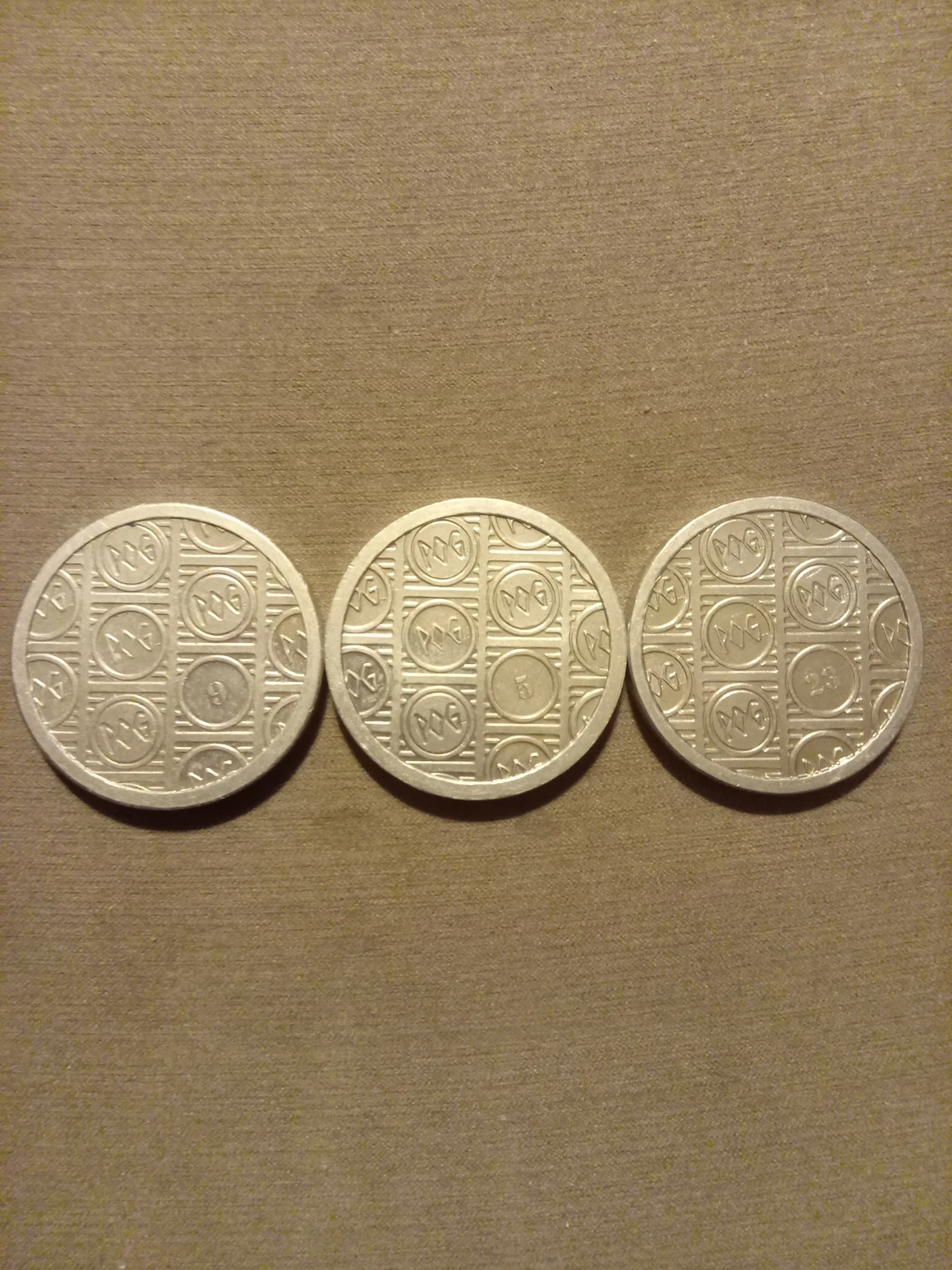 Set of 3 Vintage Pog Collectible Metallic Kinis - photo 2