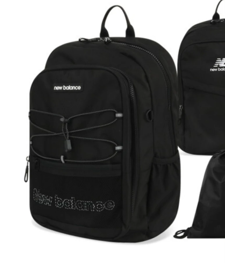 New Balance Kids' Convertible Backpack – Black - photo 2