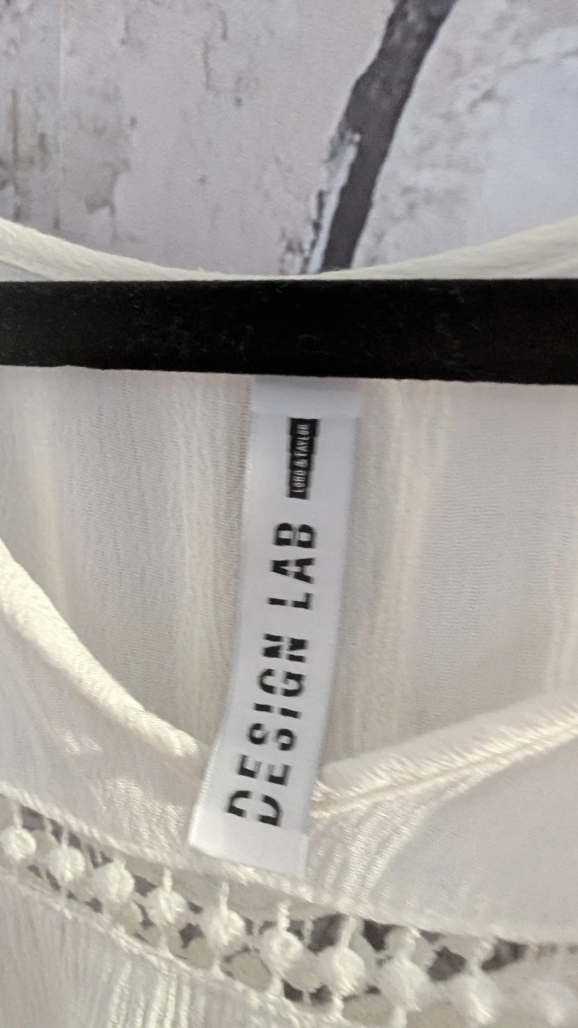 Design Lab White Bell Sleeve Blouse - photo 2