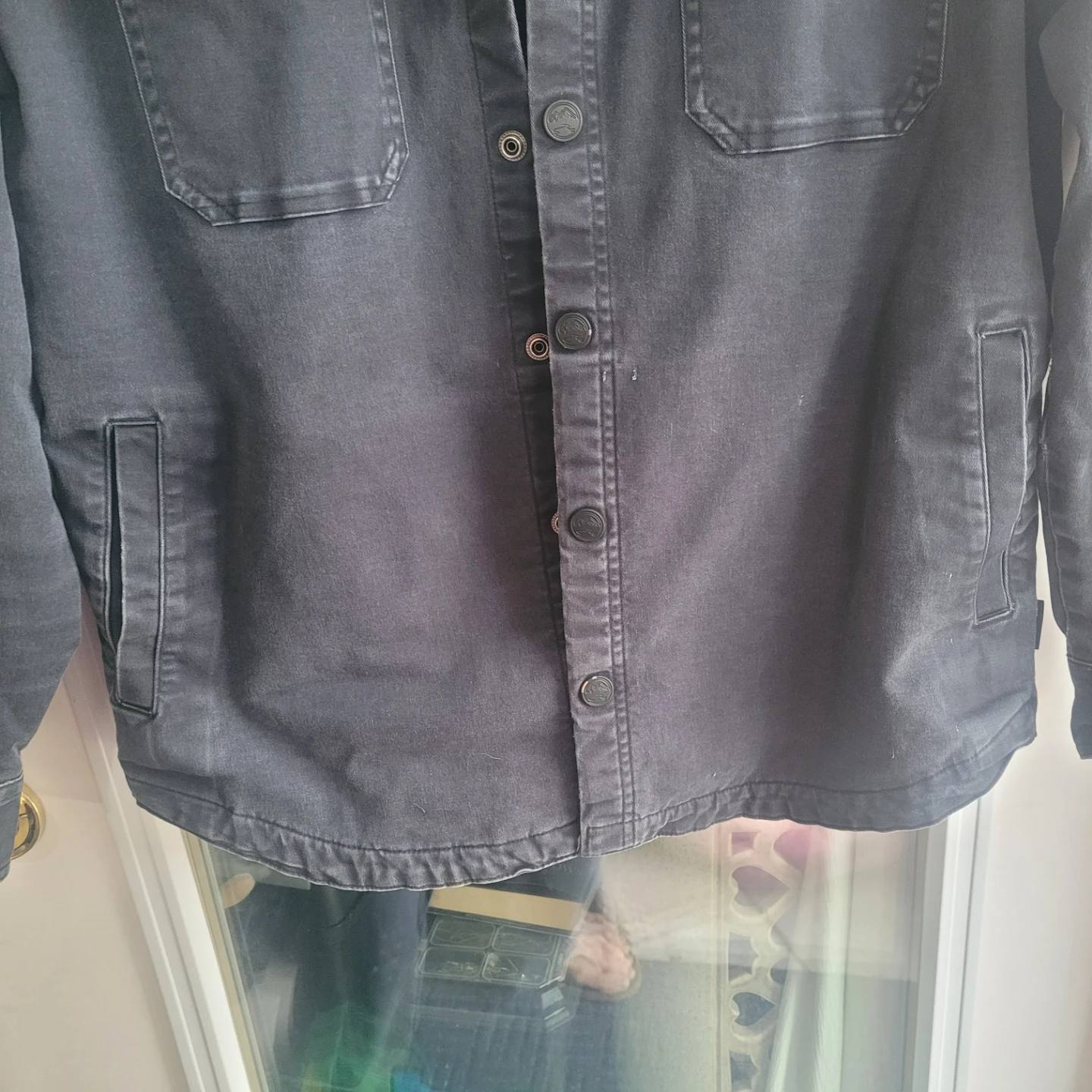 Wind River Black Button-Up Shirt Jacket - Large - photo 4