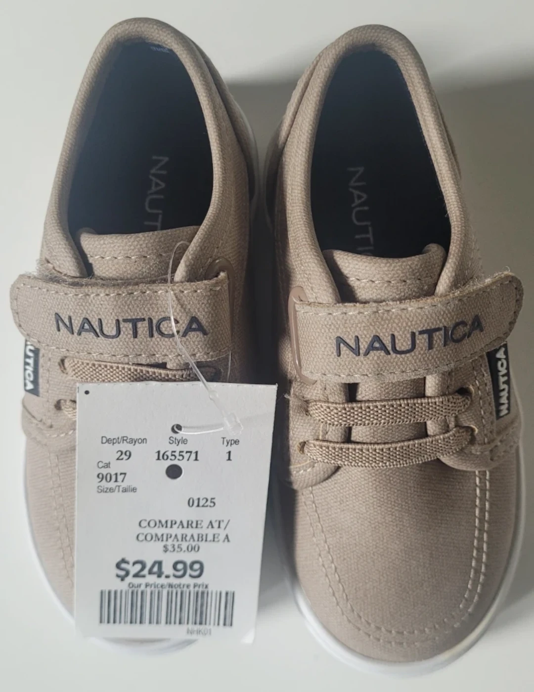 Nautica Toddler Canvas Shoes Size 7 - photo 2