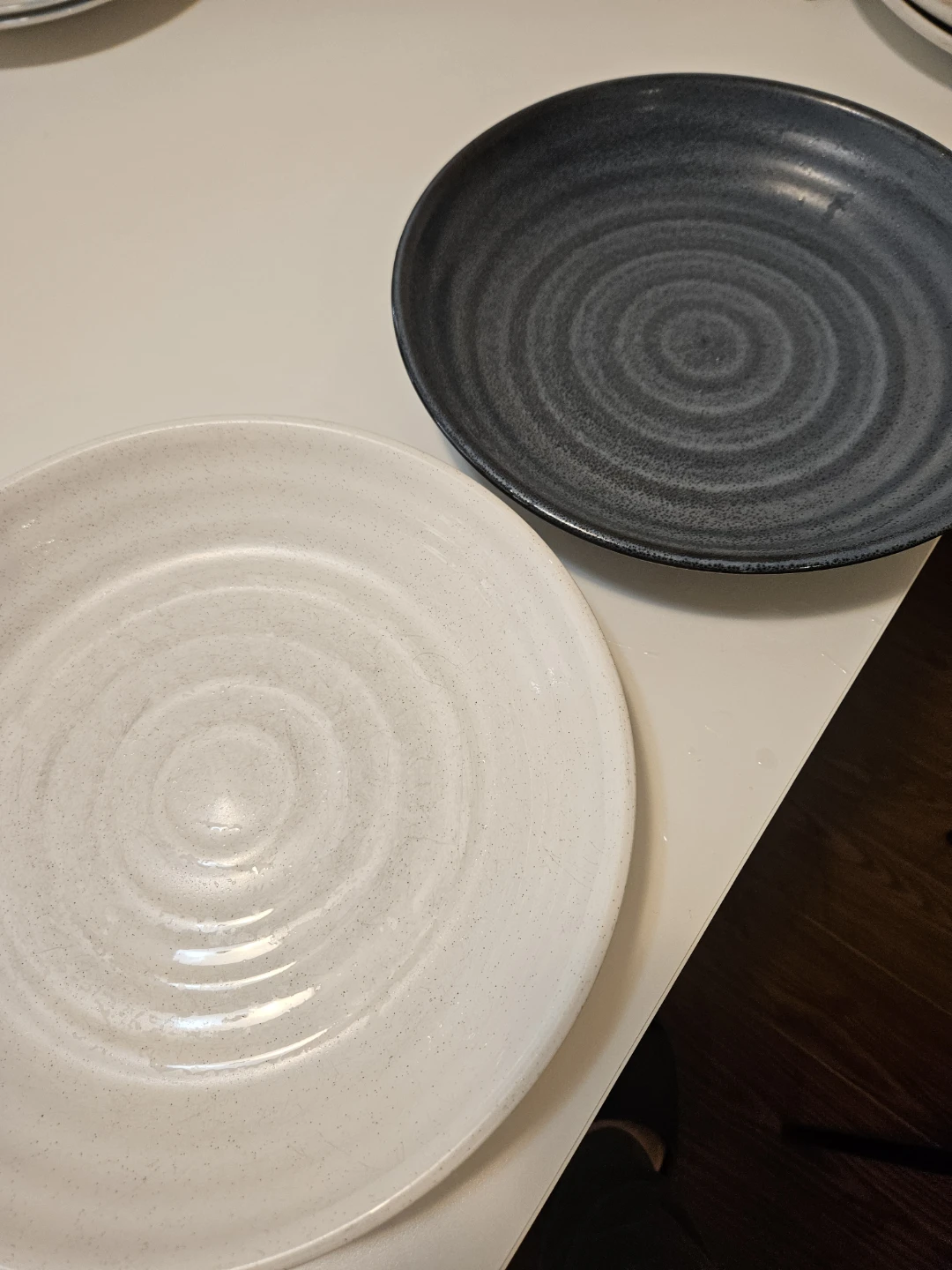 Set of Assorted Ceramic Dinner Plates