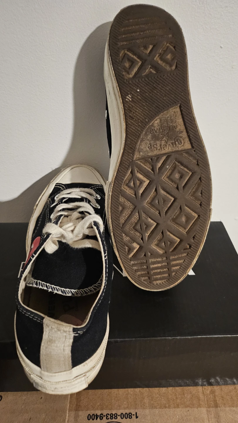 Comme des Garçons Play x Converse Chuck 70 Low Black - photo 5