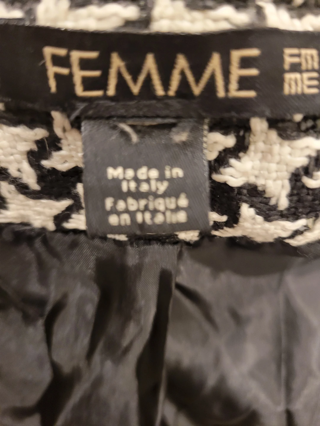 FEMME Italian Houndstooth Jacket - photo 4