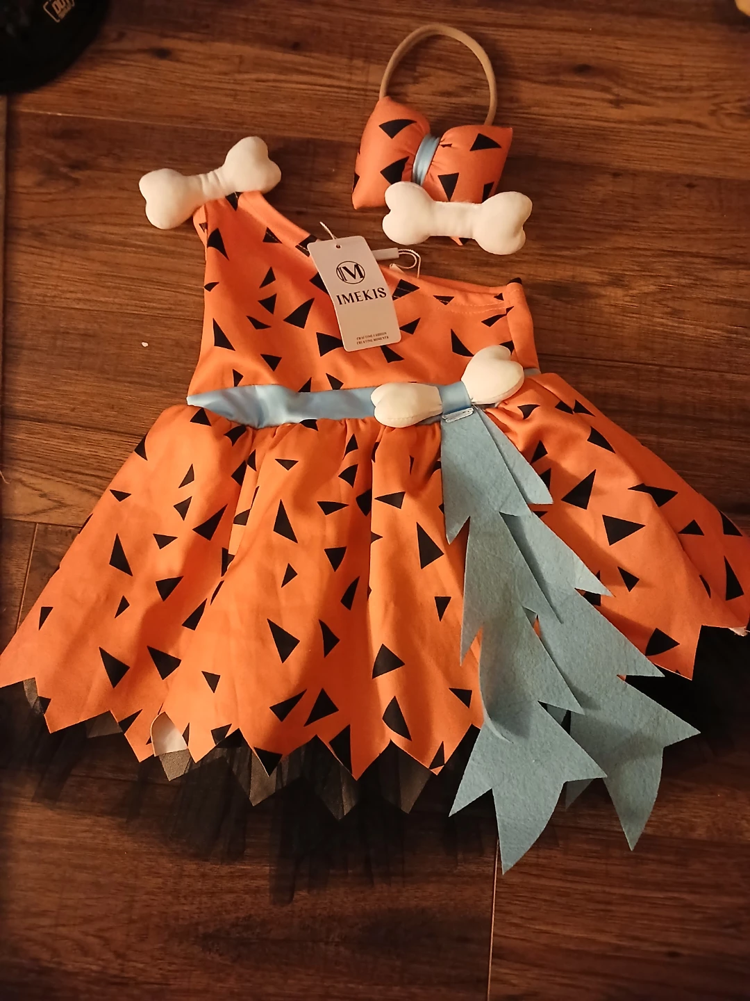 Pebbles Flintstone Costume Size 80 and 120 - photo 4