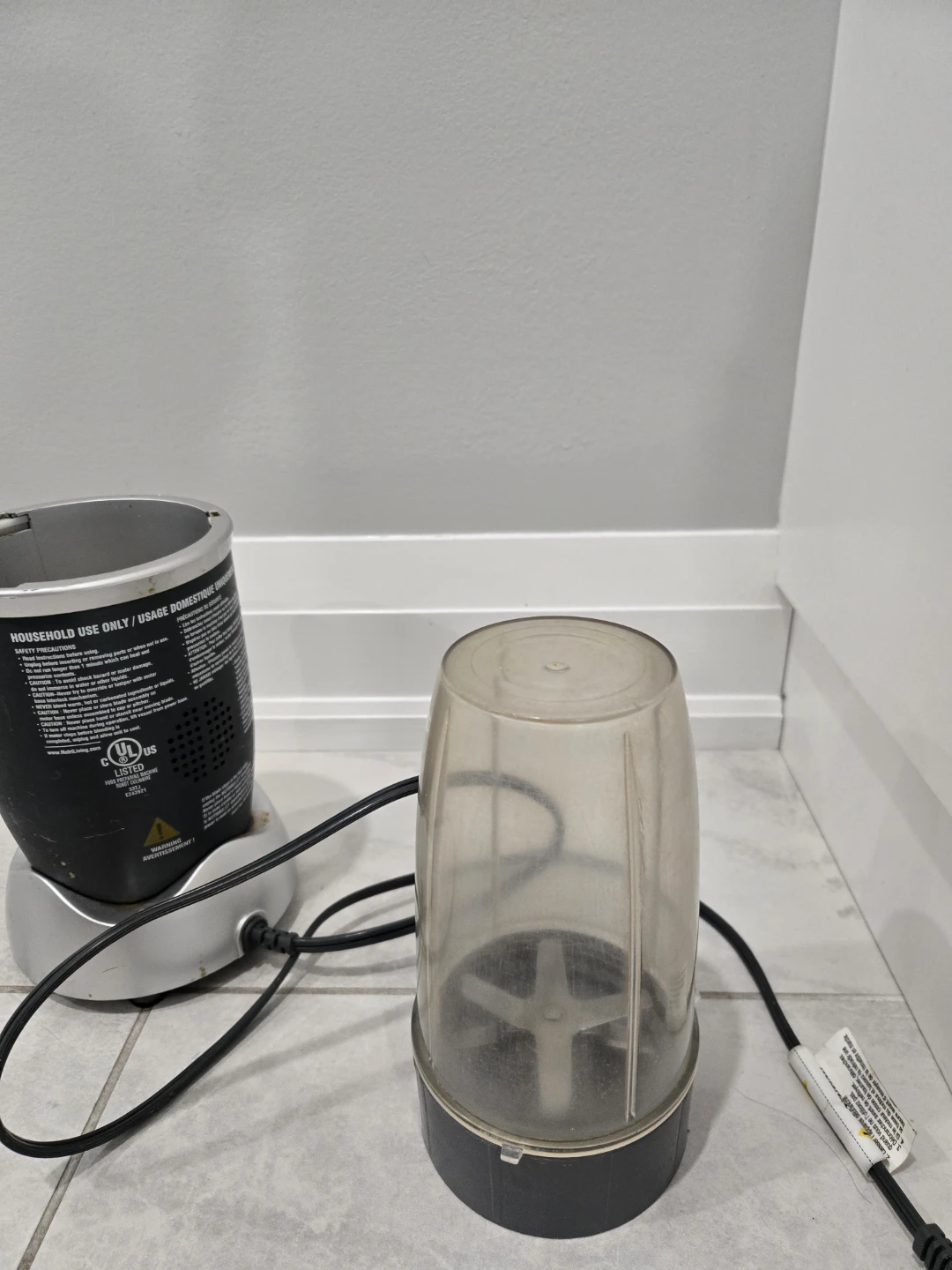 NutriBullet Magic Bullet Blender Base , blade, and Cup - photo 4
