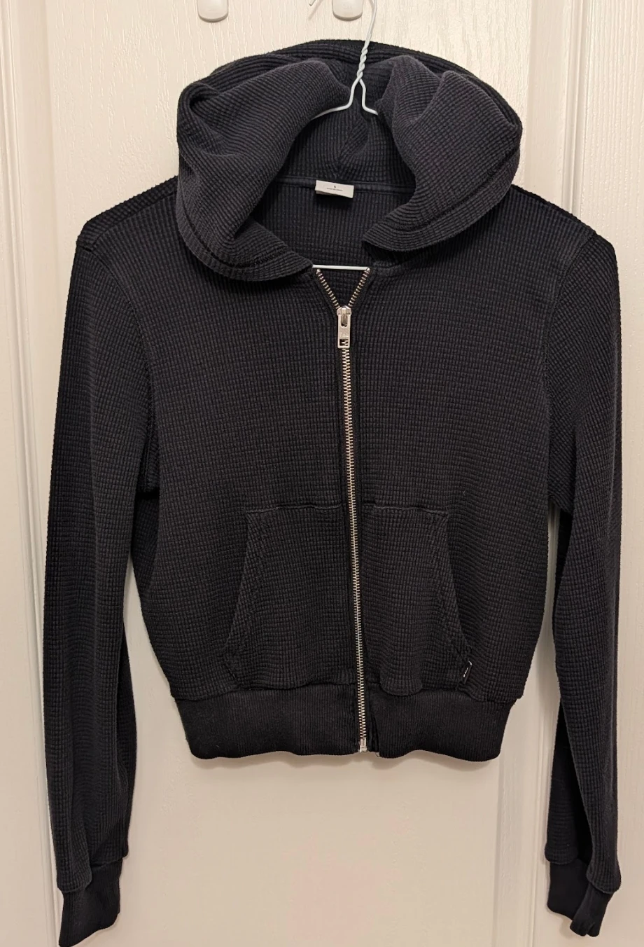Aritizia Tna Waffle Zip Hoodie (S) - photo 2