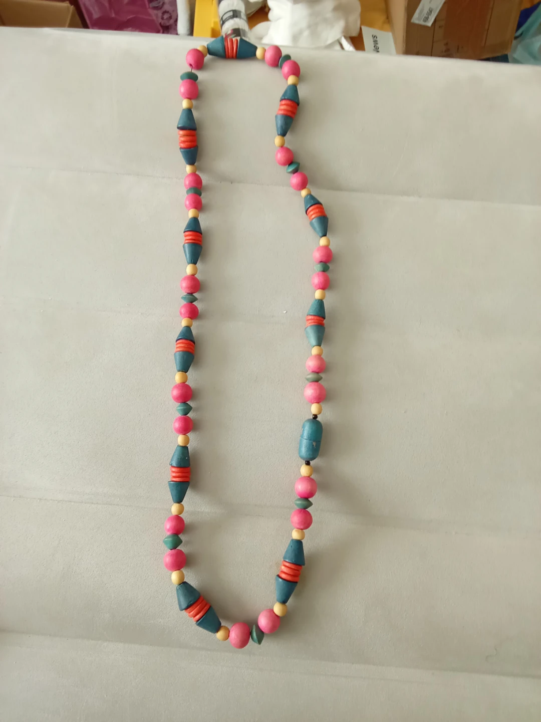 Colorful Multi-Bead Statement Necklace