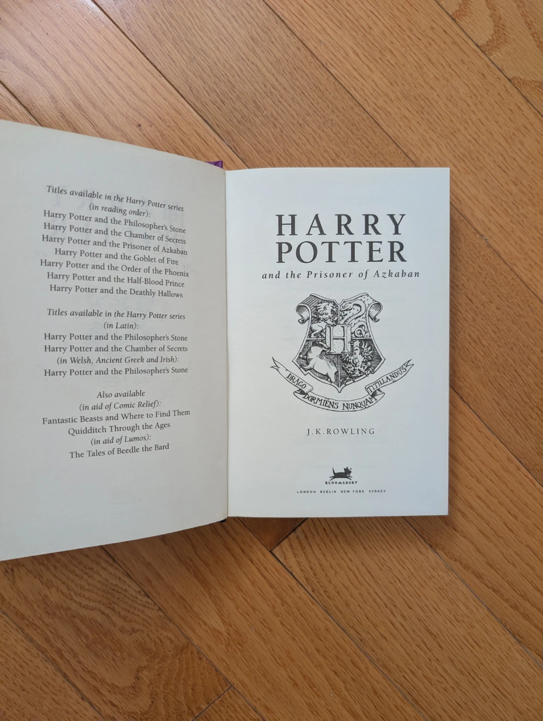 Harry Potter and the Prisoner of Azkaban Book - photo 2