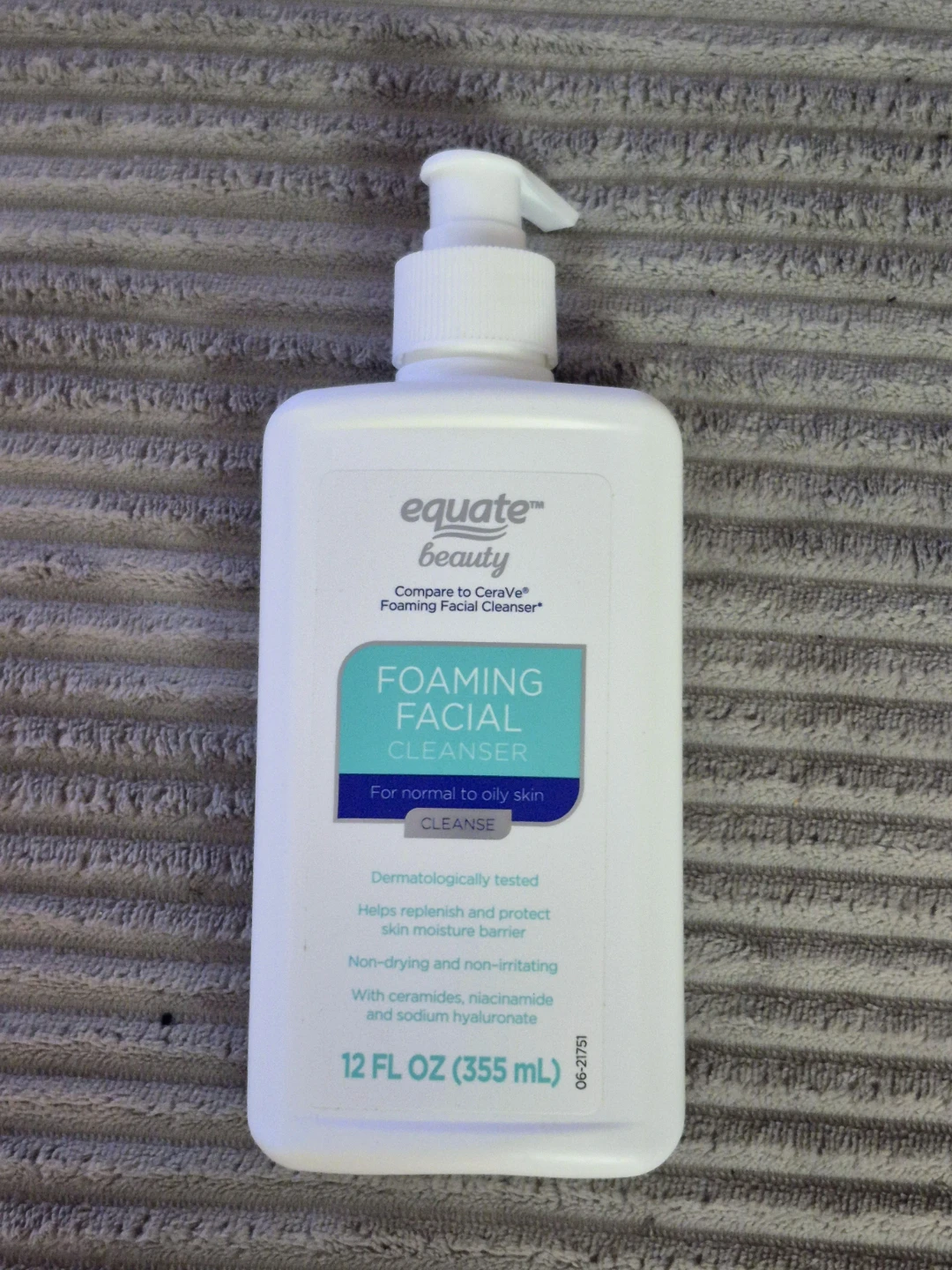 BN)Equate Beauty Foaming Facial Cleanser 355 mL