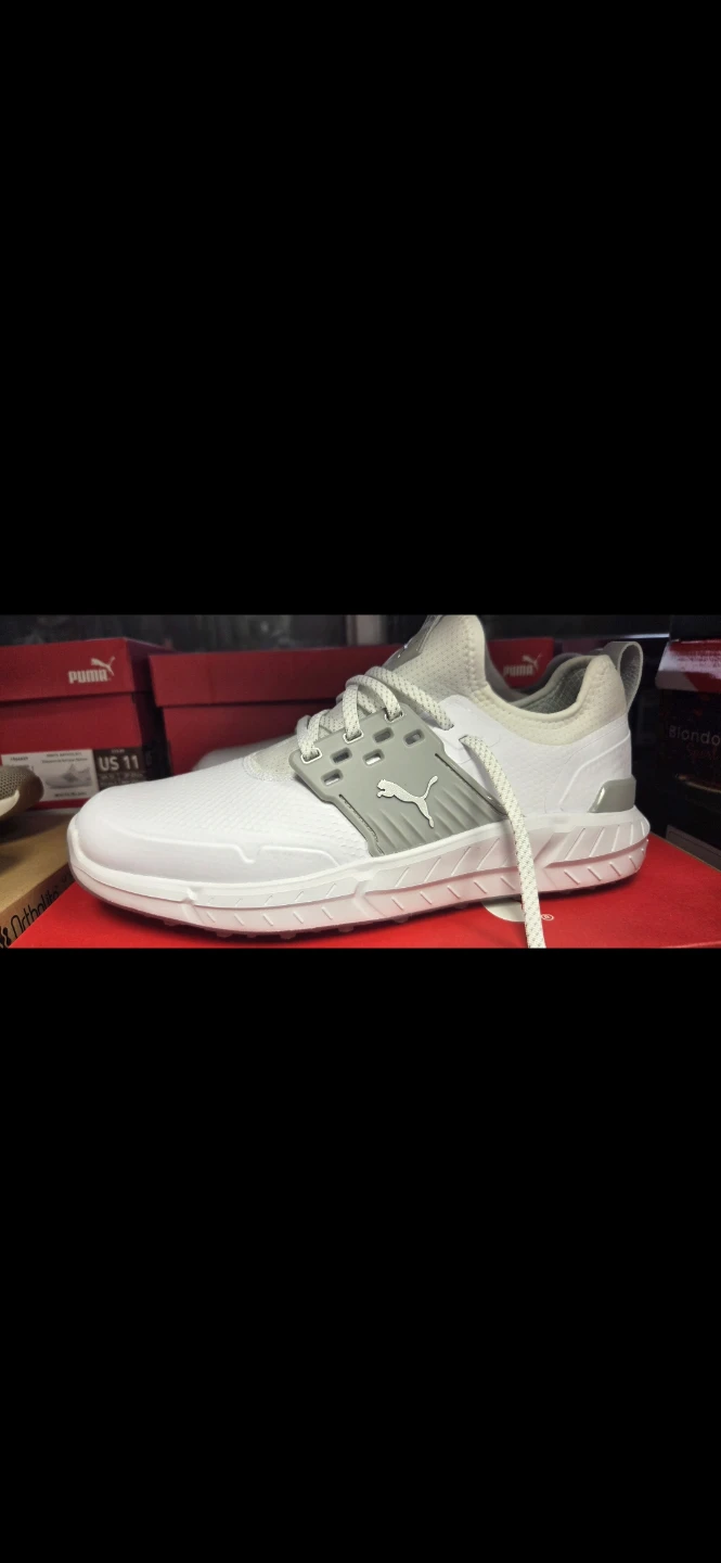 Puma Ignite Golf Shoes - White/Grey - Size 10.5 - photo 2