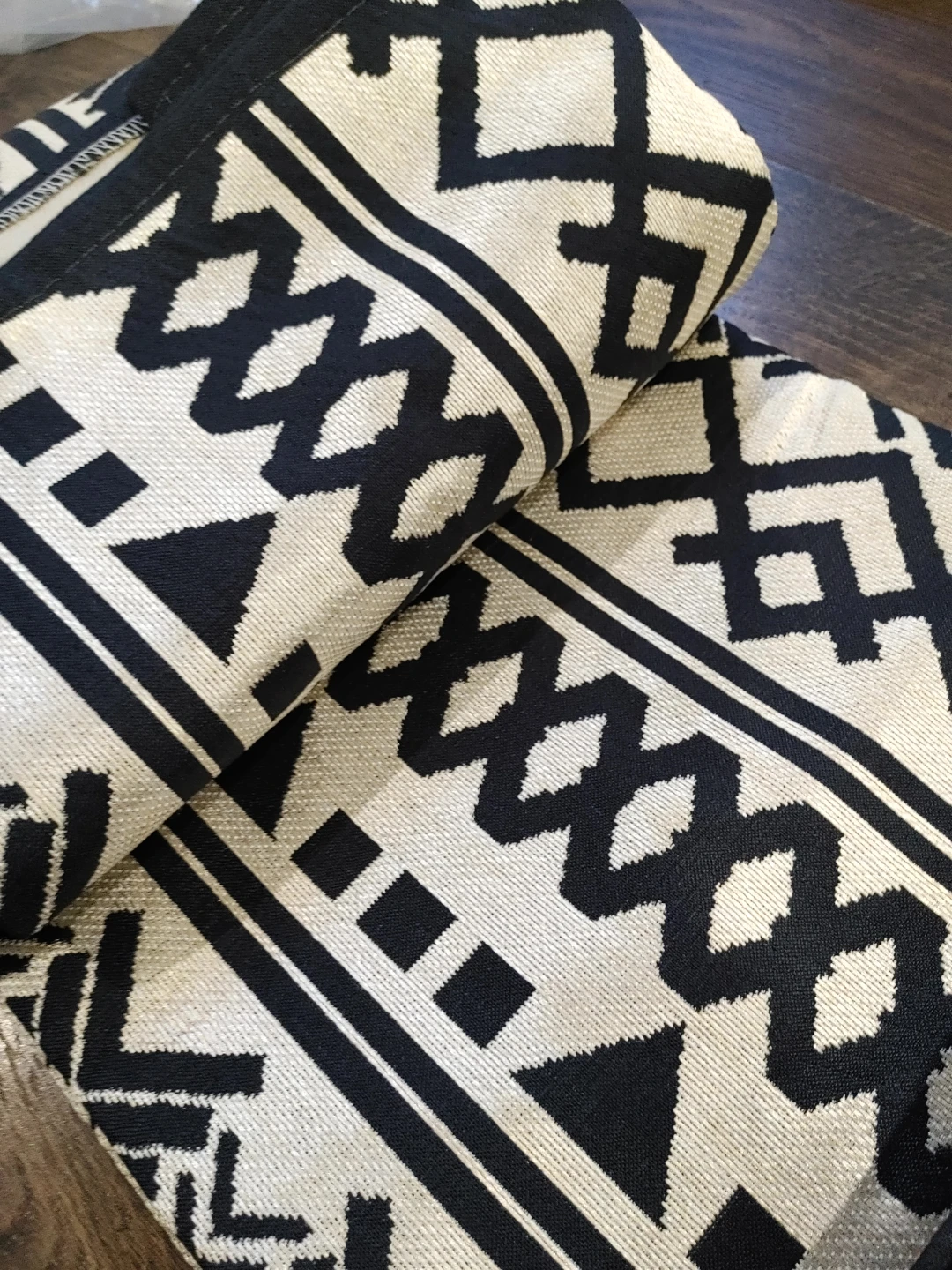 🧡BRAND NEW INDOOR/ OUTDOOR BOHO RUG CARPET 8 x 10 DARK NAVY - photo 2