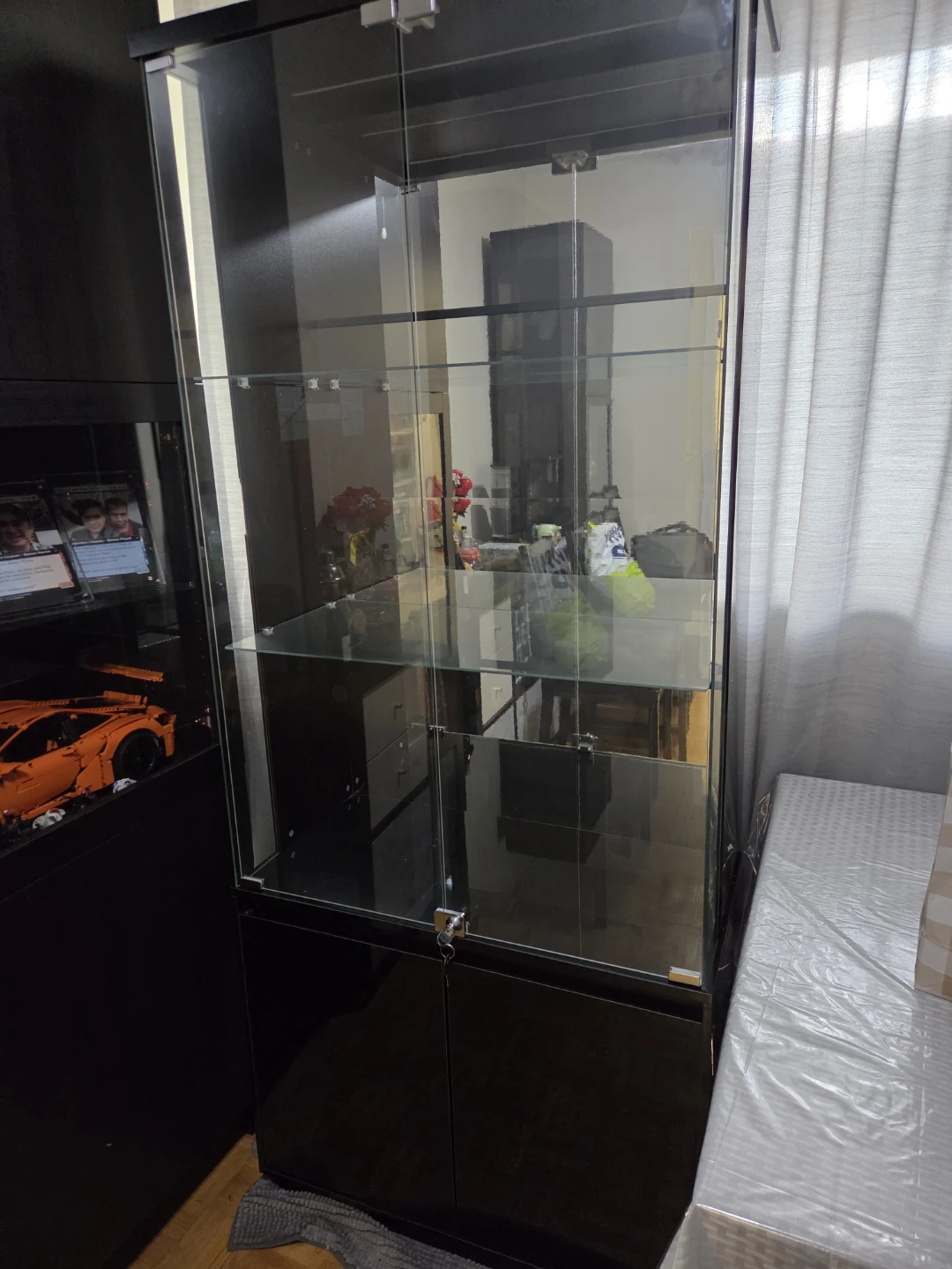 Glass Display Cabinet with LED Lighting - photo 3