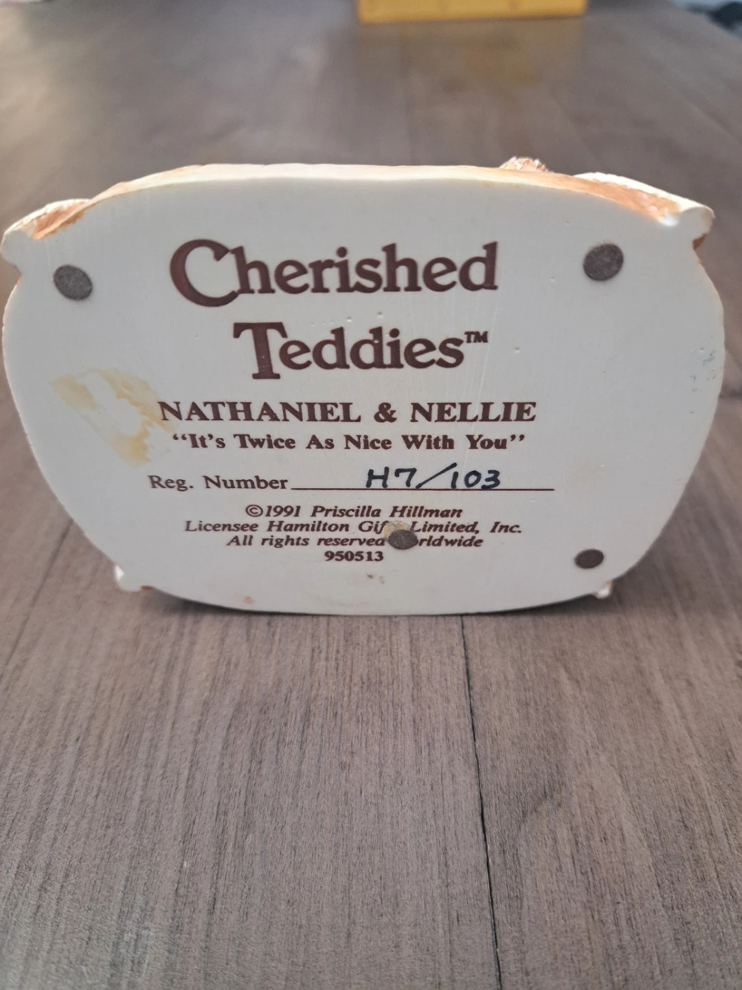 Cherished Teddies Nathaniel & Nellie Figurine - photo 2
