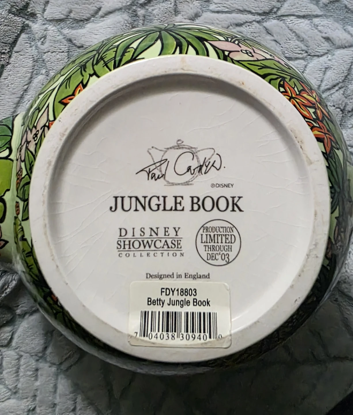 Paul Cardew Disney The Jungle Book Collectible Teapot - photo 5