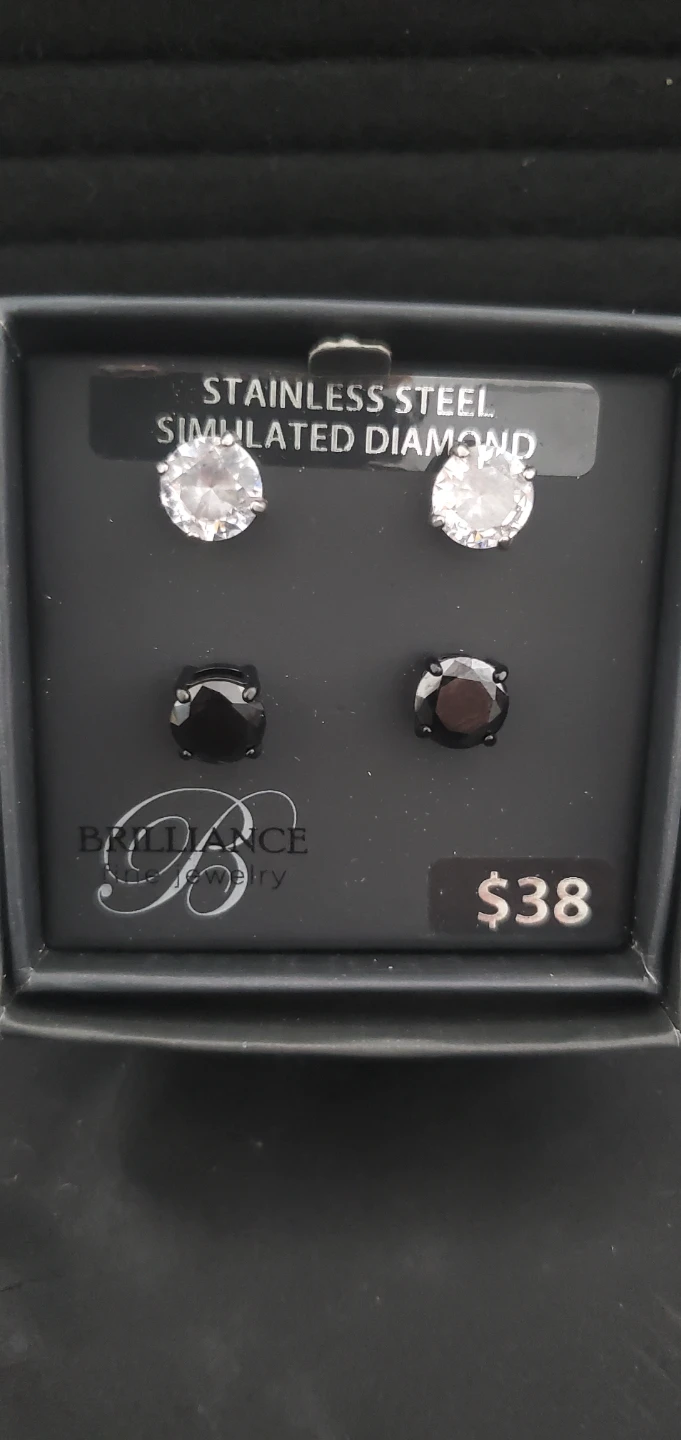 Brilliance Fine Jewelry Simulated Diamond Stud Set