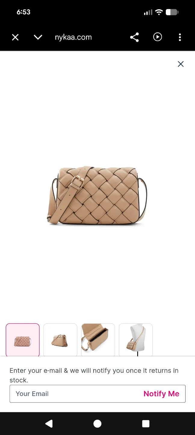 Call it spring woven crossbody bag