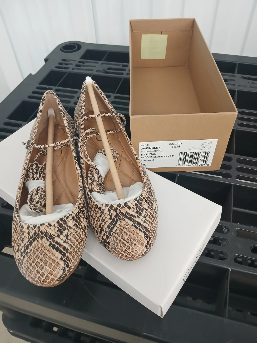 Jessica Simpson Bingley Flats Natural Snake Print - photo 2