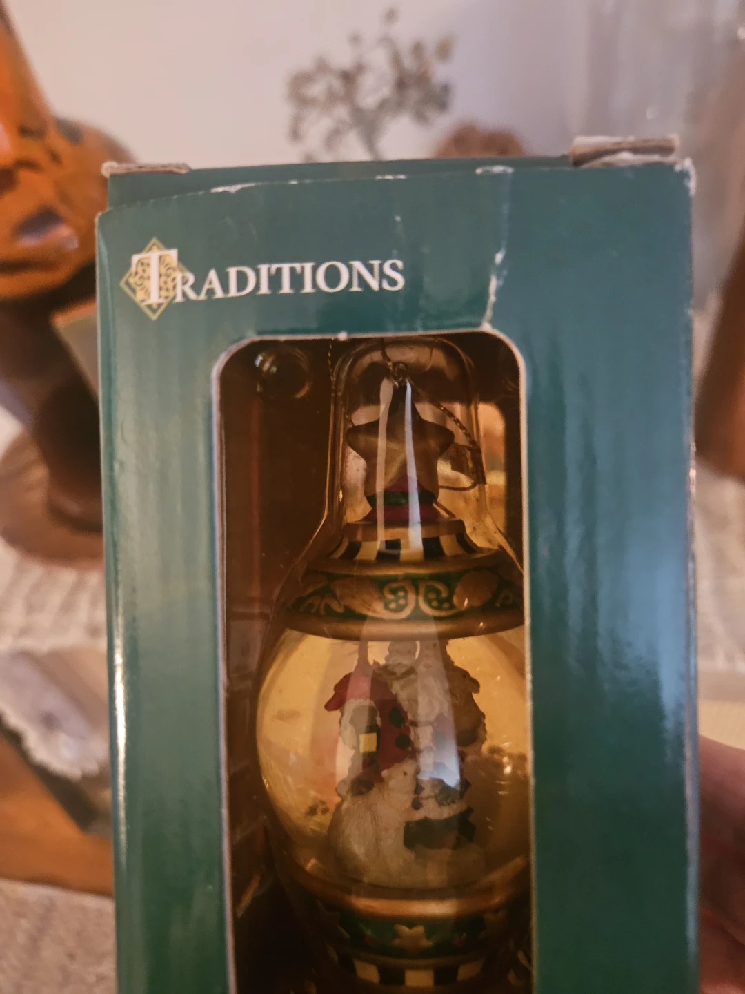 Traditions Santa ChristmasWaterGlobe Ornament - photo 2