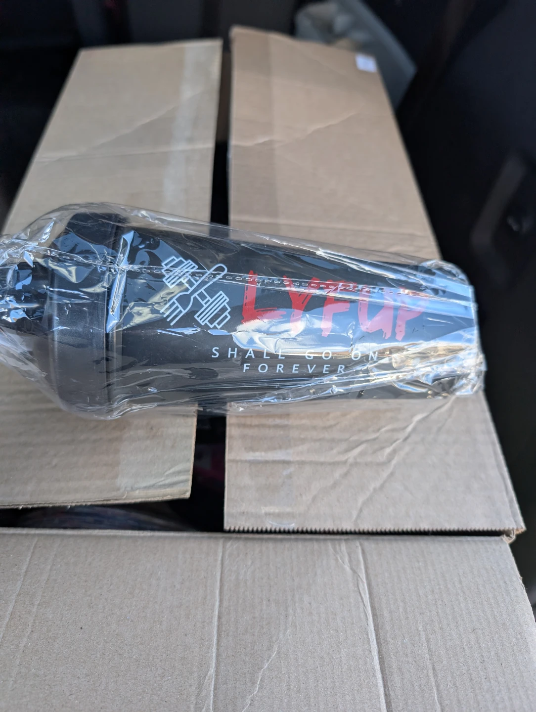 LYFUP Shaker Bottle Black