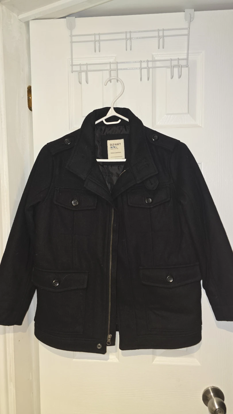 Old Navy Black Wool-Blend Jacket