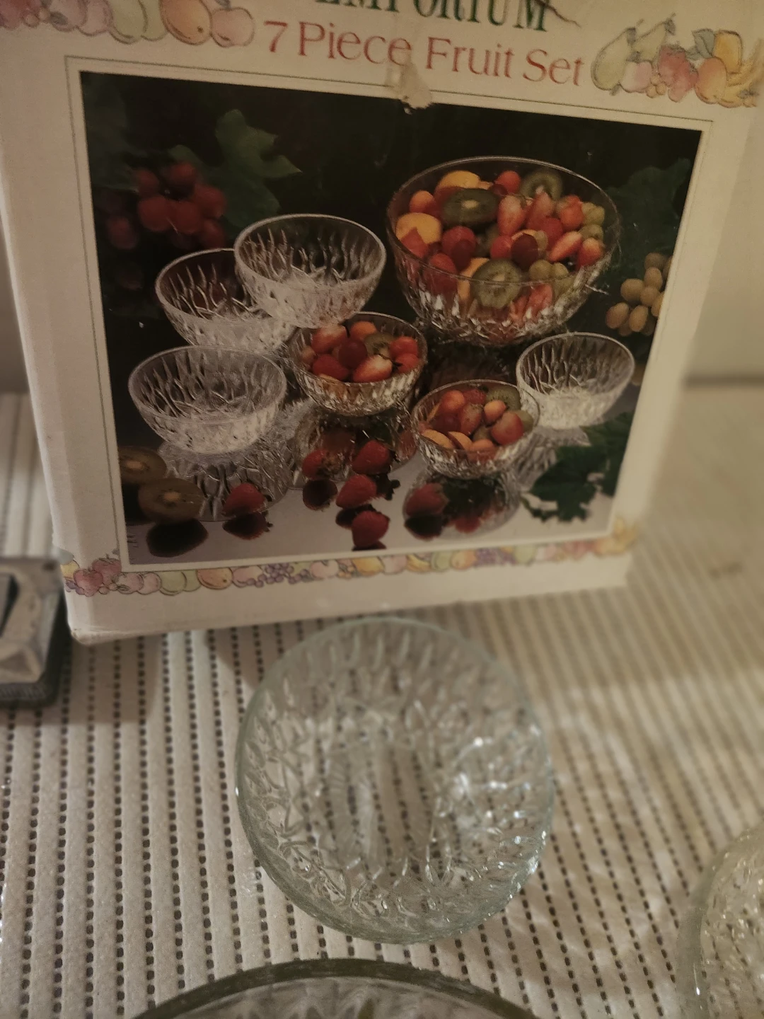 5 Piece Glass Fruit Set - photo 2