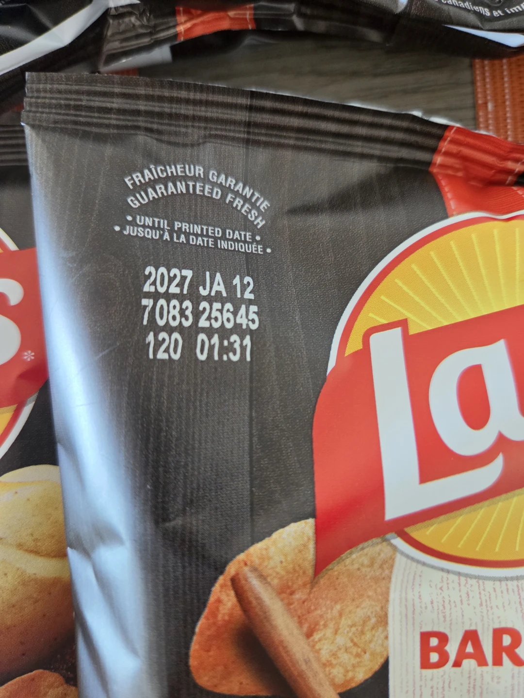 7 Bags of Lay's Bar-B-Q Potato Chips 28g - photo 3
